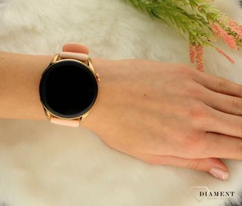 Smartwatch damski  HC3 na różowym pasku silikonowym, lub bransolecie z funkcją wykonywania połączeń ⌚ z bluetooth 📲 Rozmowy przez zegarek  ✓ (1).jpg